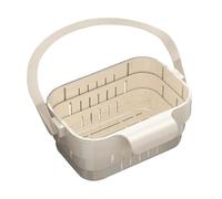 Telescopic Sink Drain Basket - Food Waste Catcher Colander, Expandable Trash Filter Holder | Kitchen Cleaning Tool for Home Apartment Dormitory Farmhouse Restaurant Cafe Cooking Area