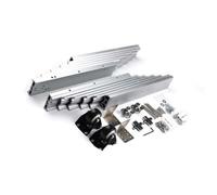 Telescopic Sliding Aluminum Folding Table Guide Rail Hinge, Space-Saving Design, Easy to Install, 1 Set for Home and Outdoor Use