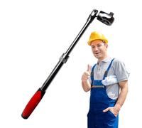 Telescopic Socket Spanner - Extendable Wrench Tool, High Carbon Steel Ratchet | Multi Drive Head Repairing Tool Kit, Adjustable Telescopic Handle Spanner System for Workshop Garage Projects
