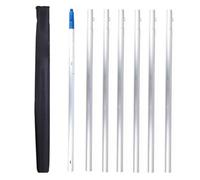 Telescopic Solar Panel and Window Cleaning Brush - Extendable Pole for High Reach Cleaning on Roofs, Glass, and House Siding