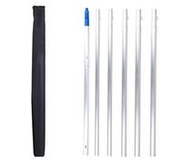 Telescopic Solar Panel Cleaning Brush - High Reach Window Cleaning Pole for Roofs Glass Siding & Conservatories - Effortless Exterior Maintenance Tool