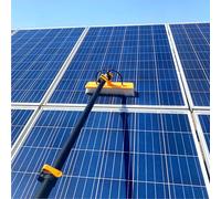 Telescopic Solar Panel Cleaning Tool,Water Fed Pole Kit,Long Reach Solar Panel Cleaning Brush with Extension Pole, for Cleaning Solar Panel Cars Trucks Vans Swimming Pool Billboard(7.5m)