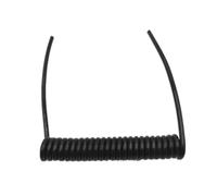 Telescopic Spiral Cable 3 Cores Spiral Electric Cable 0.5mm Square 2.5 Meters 5 Meters 7.5 Meters Spring Wire Black Power Cord Extensible Wire Retractable(3 core 20AWG,Line length 7.5 meter)