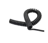 Telescopic Spiral Cable 6 Core Spiral Cable Wire Shielded Twisted Pair Network Spring Wire 20AWG Elastic Telescopic Power Cord Retractable(Stretch 1 meter)
