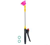 Telescopic Sprayer Pole For Watering Extension Stainless Steel Adjustable Length 45 to 80cm for Gardening and Outdoor Cleaning (D)