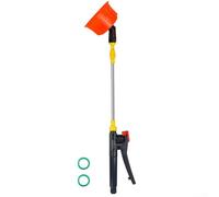 Telescopic Sprayer Pole For Watering Extension Stainless Steel Adjustable Length 45 to 80cm for Gardening and Outdoor Cleaning (E)