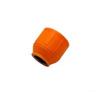 Telescopic Spring Molding Socket for Hammer Drills | Fits 24.5-56mm drills, seamless single-piece for mold, orange plastic, secure anti-slip fit, build