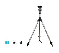 Telescopic Stainless Steel Rotary Sprinkler Tripod with Adjustable Angle and Height for Efficient Lawn and Garden Watering, Stable Tripod Design for Secure Positioning (C)