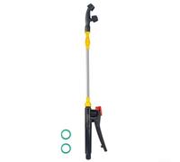 Telescopic Stainless Steel Sprayer Wand 45-80cm Extension Pole for Watering Plants, Washing Cars and Outdoor Furniture Cleaning(C)