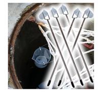 Telescopic Stainless Steel Water Sampling Dipper with 33.8oz PVC Bucket - Ideal for River, Pond, and Reservoir Water Quality Testing (Lengths: 2-23 Ft)