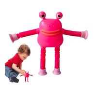Telescopic Suction Cup Toys - Frog Pop Tubes, Sensory Fidget Gadget | Stretchable Suction Tubes, Kids Learning Play, Holiday Birthday Stocking Stuffer, Stress Relief Entertainment, Fun Educational