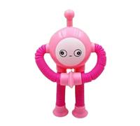 Telescopic Suction Toys - LED Sensory Toys Pop Tube Foldable Early Learning Toy for Imagination | For Living Room, Classroom, Dorm & Bedroom, Ac