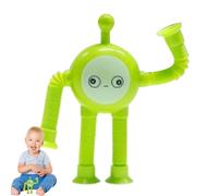 Telescopic Suction Toys - LED Sensory Toys Pop Tube Foldable Early Learning Toy for Imagination | For Living Room, Classroom, Dorm & Bedroom, Ac