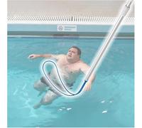 Telescopic Swimming Pool Rescue Pole, 3m Adjustable Hook, Aluminum Alloy Emergency Equipment for Drowning Rescue, Lifeguard Tools for Safety