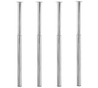 Telescopic Table Legs 710-1100mm Bar Worktop Replacement Table Trestles vidaXL