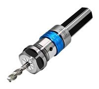 Telescopic Tapping Tool Holder Tap Chuck Telescopic TER20 TER25 ER20 ER25 D20 25 Floating tap Chuck for CNC Lathe tap Overload Protection Torque Tapping Holder(GS-TER32-D32 Round)