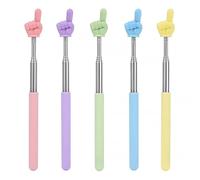 Telescopic Teacher Pointer, 5 Pieces Pointing Rod Extendable Classroom Finger Pointer Mini Retractable Classroom Pointer for Primary School Nursery Teacher
