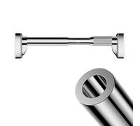 Telescopic Tension Rod 410CM-500CM for Curtains, Shower, Closet, Door & Kitchen - Easy No-Drill Installation (Color: Stainless Steel)