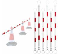 Telescopic Traffic Barrier Post, Adjustable 1m-2m Connection Bar for Parking Lots, Pedestrian Crossings, Entryway Safety & Control - Extendable Traffic Management Solution