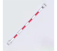 Telescopic Traffic Cone Bars - 10 Retractable Barricade Poles for Traffic Management & Crowd Control, Red & White Connectors for Easy Setup