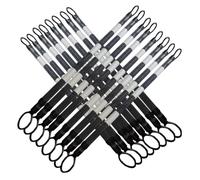 Telescopic Traffic Cone Set of 16 with Reflective Tape, Extends from 1.5 to 3m, Durable Safety Posts for Traffic Control and Event Management.