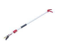 Telescopic Tree Pruner Extendable Pruning Lopper 1.2-2.2m Garden Tree Loppers Aluminium Ratchet Lopper with Non-Slip Grips for Pruning Tree Hedge Branch