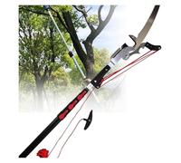 Telescopic Tree Pruner Manual Pole Saw with Pull Cord for Pruning and Trimming Branches and Leaves, Extends up to 24ft