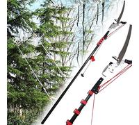 Telescopic Tree Pruner, Professional Pole Saw with Adjustable Height, Garden Branch Cutter for Trimming Branches & Leaves, 4m/13ft