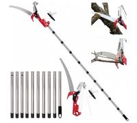 Telescopic Tree Pruner, Tree loppers Long Reach Telescopic 82-402cm, Lightweight Extendable Tree Pruner Branch Cutters, Branch Cutters Pole Saw for Trees Branches Cutting and Fruit Picking