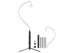 Telescopic Tripod for Light, Folding Outdoor Lamp Stand Made of Metal, Lightweight Light Stand for Fishing Lights, Cameras, Smartphones