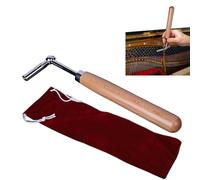 Telescopic Tuning Key with Wooden Neck: Durable Accessories for Easy Tuning, Professional Piano Repair Tool, Precise Fit for Pianists, Musicians,
