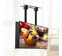 Telescopic TV Bracket Hanging Ceiling TV Mount - 2 Sided Ceiling TV Mount Bracket, Fits 55-98Inch TVs, Telescopic Height Adjustment folding tv mount