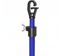 Telescopic Washing Line Prop Pole 2.4M | Extendable Clothes prop Line Support | Heavy Duty Twist & Lock | Lightweight Aluminium Clothesline Prop (1, BLUE)