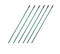 Telescopic Washing Line Prop Pole Clothesline Heavy Duty Home Garden Washing Line Dry Clothes Drying Airer Support Extenedable to 2.2M (Pack of 6)