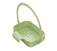 Telescopic Waste Drain Bin - Sink Strainer 18x7.7x5cm, Corner Organizer, Expandable Kitchen Waste Bin | Multipurpose Food Waste Separator Uses L