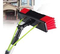 Telescopic Water-Fed Brush for Solar Panel & Window Cleaning - Extends from 3 to 12m, 6m Pole - Perfect for Greenhouse Roofs & High-Reach Tasks