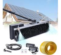 Telescopic Water Fed Pole Solar Panel Cleaning Brush Lithium Battery for Roof Solar Panels, Windows, House Siding, Conservatory, Up to 7.5m