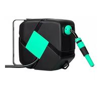 Telescopic Water Pipe Storage Rack - Wall-Mounted Car Wash Water Reel, Automatic Retractable Hose Organizer for Easy Watering (20m)