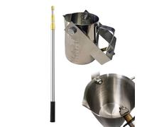 Telescopic Water Sampler (1.5-6m) with Stainless Steel Beaker (500ml) | Ideal for Environmental Monitoring, Lab Research, Science, Ecology, Water Inspection