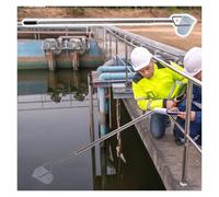 Telescopic Water Sampler, Adjustable Stainless Steel Dipper for Environmental Monitoring in Rivers and Lakes