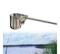 Telescopic Water Sampler Dipper 1.5m-6m, Stainless Steel Pendulum Beaker for Wastewater Sampling, Water Outlet/Pipeline/River Collection Cup with Extendable Rod (500ml-3m)