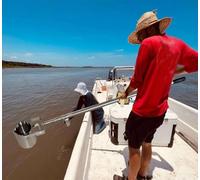 Telescopic Water Sampler Dipper with Stainless Steel Rod, Retractable Design for Adjustable Depth Water Quality Sampling