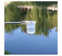 Telescopic Water Sampler & Pendulum Beaker Sampler Kit for Swimming Pool Cleaning - Stainless Steel Skimmer and Sampling Pole