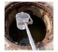 Telescopic Water Sampler, Portable Water Quality Sample Collection Rod, Pendulum Beaker Sample Ladle for Ponds/Cellars/Swimming Pools (1000ml Cup, 1.4-6m Adjustable)