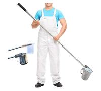 Telescopic Water Sampler with Stainless Steel Rod - 2 to 7 Meters Extendable Pole, 1000ml Food-Grade Plastic Container for Water Collection, Environmental Testing & River Sampling