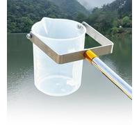 Telescopic Water Sampler with Stainless Steel Rod & Plastic Cup | Telescopic Water Sampler with Flexible Design for Easy Collection and Analysis in Field Research or Environmental Testing