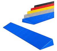 Telescopic Wheelchair Ramps, Driveway Curb Ramps Multicolor 2 to 6.5 Cm Height(Blue,100x13x6.5cm)