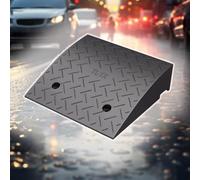 Telescopic Wheelchair Ramps, Rubber Curb Ramp Multiple Heights 3.5-5.5 inches(H 13cm/5")