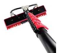 Telescopic Window Cleaner Water Wash Brush Kit Extendable 24FT Window and Solar Panel Cleaning System with Brush and Telescopic Pole 7.2m/24FT Reach