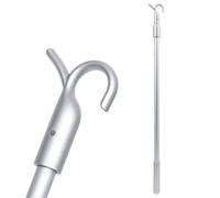 Telescopic Window Pole Rod Opener 24 Inch 33 to 60cm Blinds Pull Control Rod Accessory Easy to Use for Replacement Home and Office Broken Pole Hook Window Shutter Vertical Blinds Control